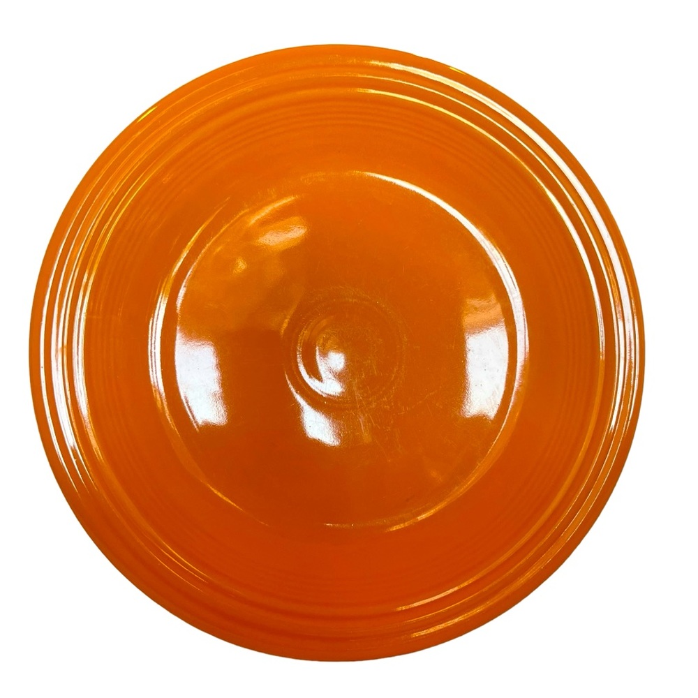 1- 10 1/2” Orange Fiesta Dinner Plate